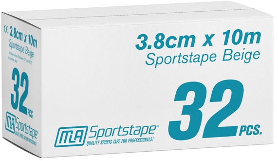 Sport tape 3.8 cm beige